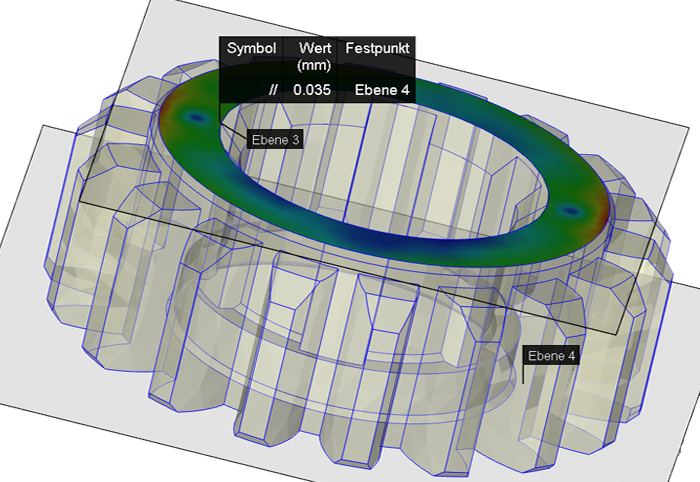 Messfunktionen in Moldex3D