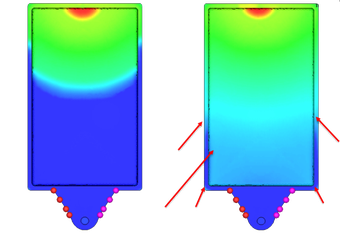 Foaming: Modified model to model the pore size during packing
